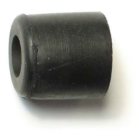 Midwest Fastener 5/8" x 5/8" H Recessed Black Rubber Bumpers 10PK 31762